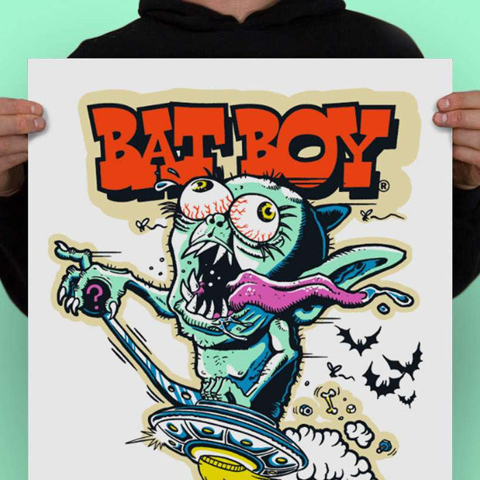 BREAKING: Bat Boy Spotted on Our New Scream Print!