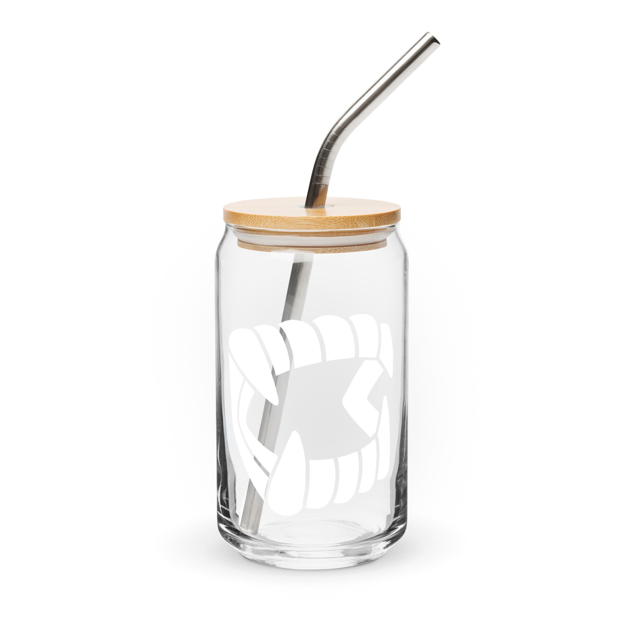 Chompers Can-Shaped Glass