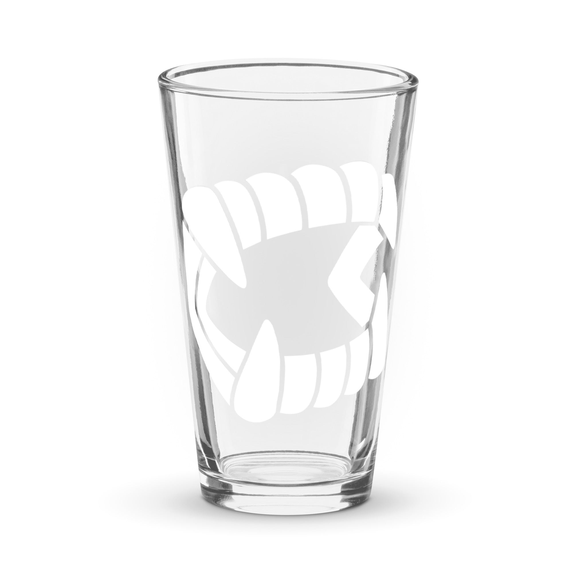 Chompers Shaker Pint Glass