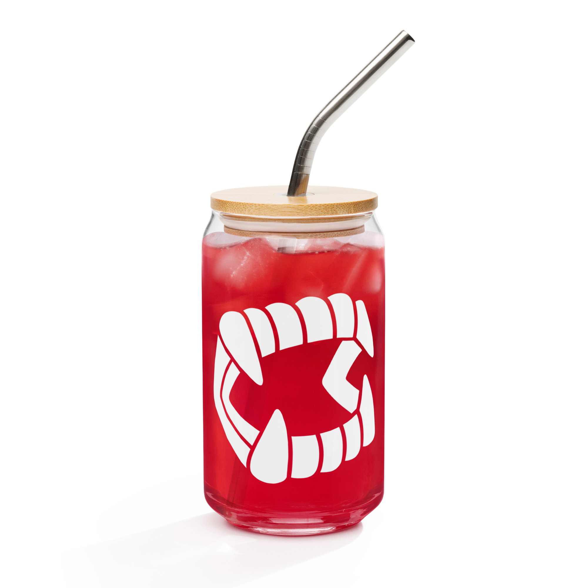 Chompers Can-Shaped Glass