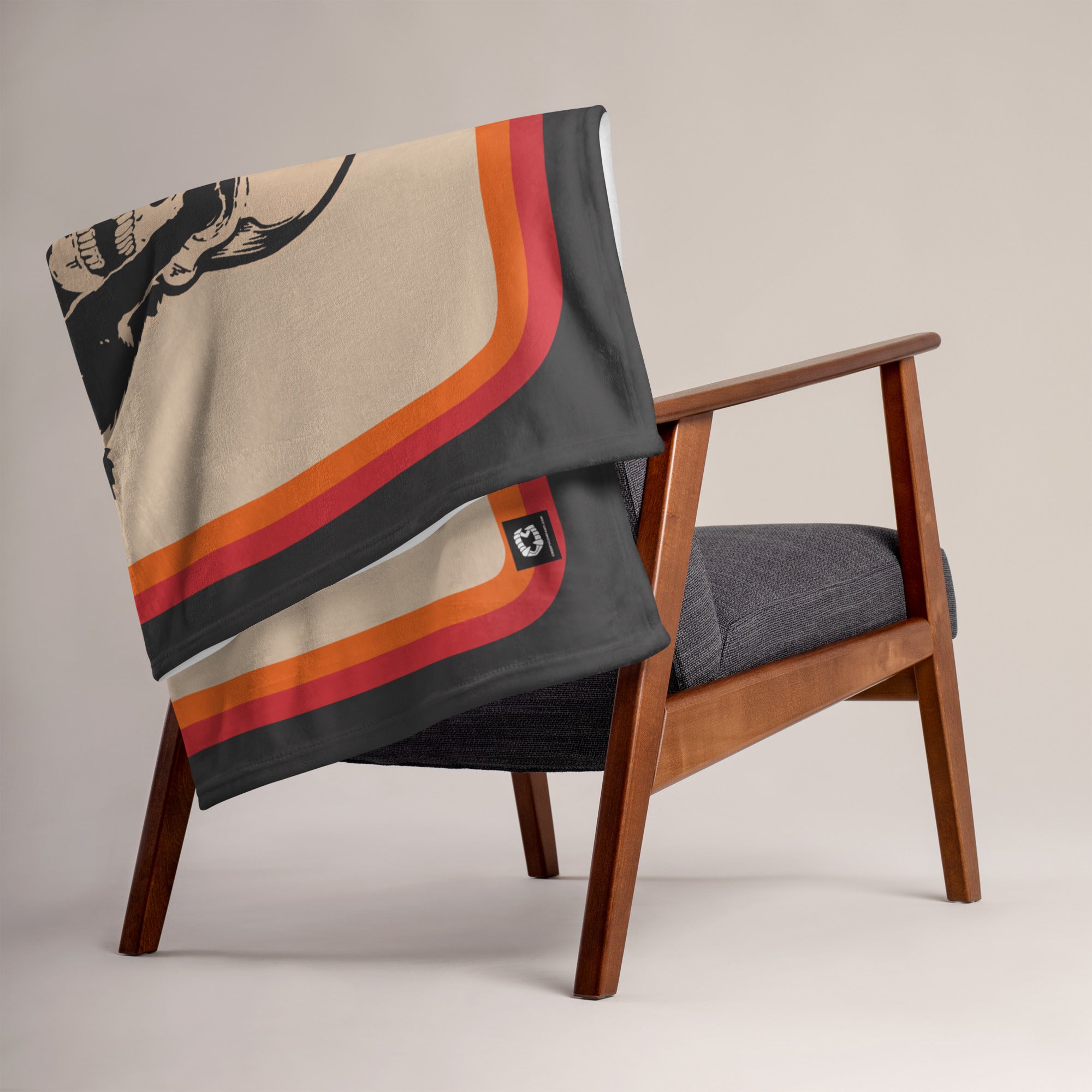Fear No Evil Throw Blanket