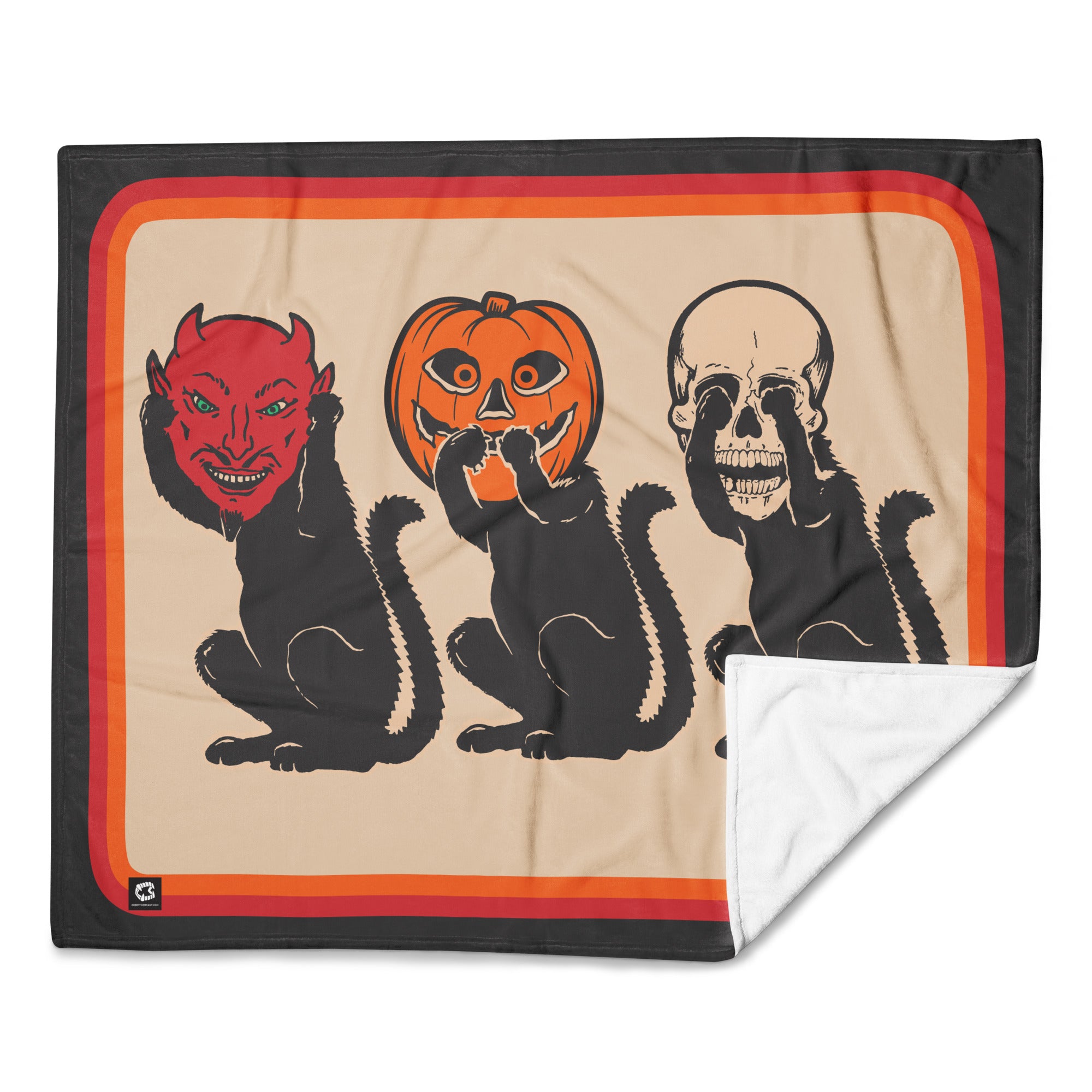 Fear No Evil Throw Blanket
