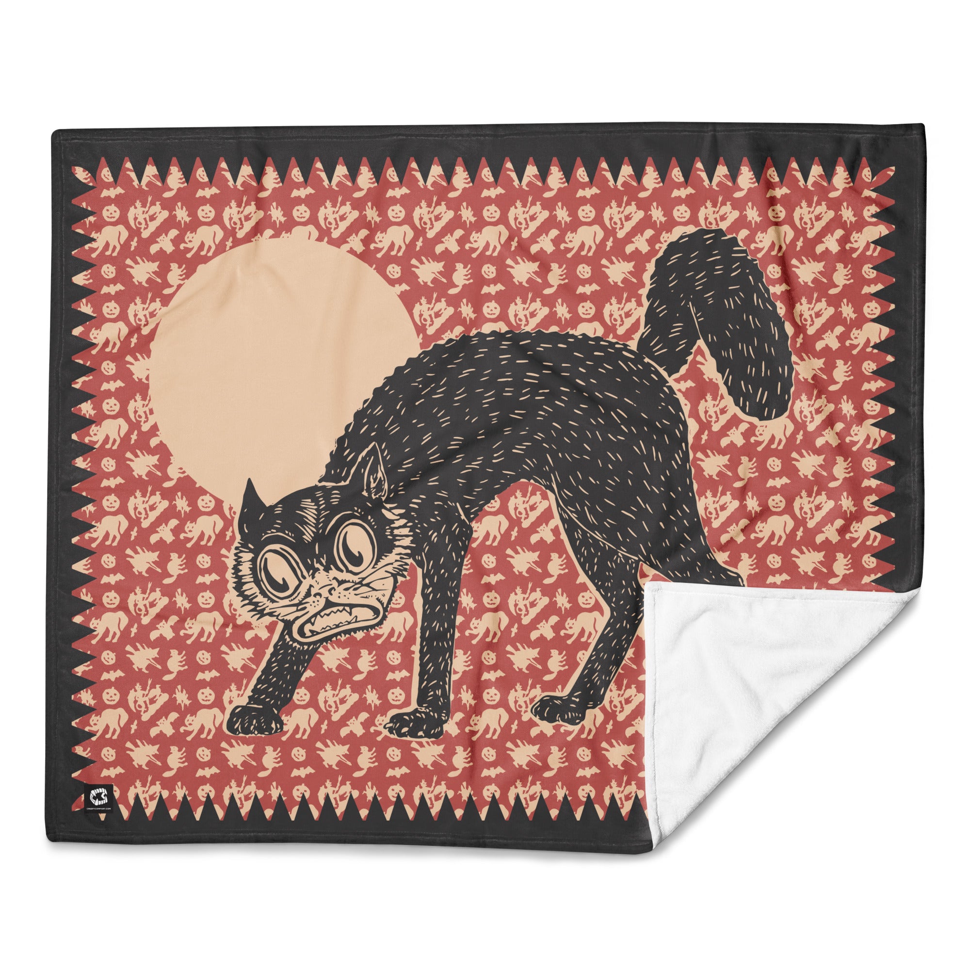 Funky Cat Throw Blanket