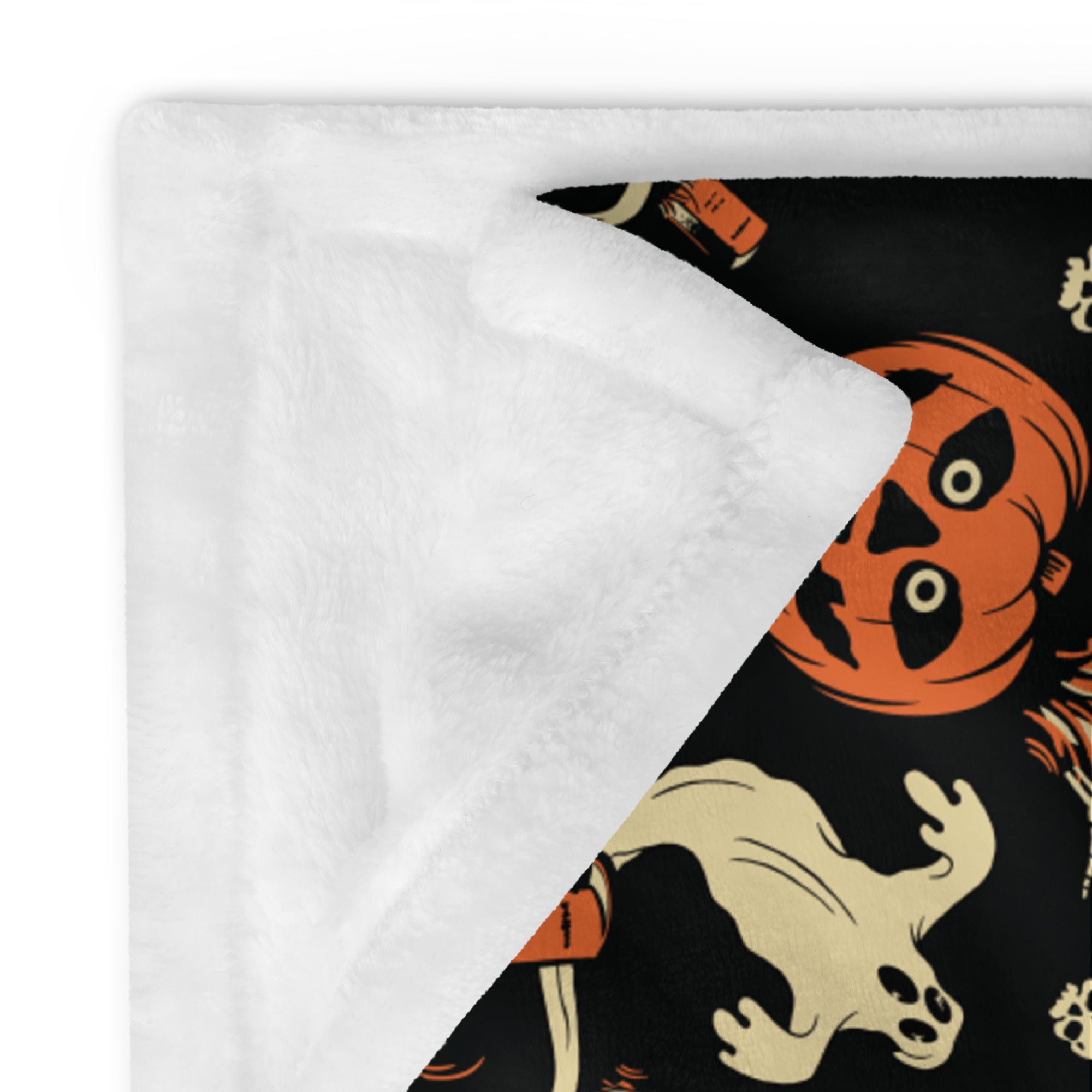 Graveyard Gourd Throw Blanket