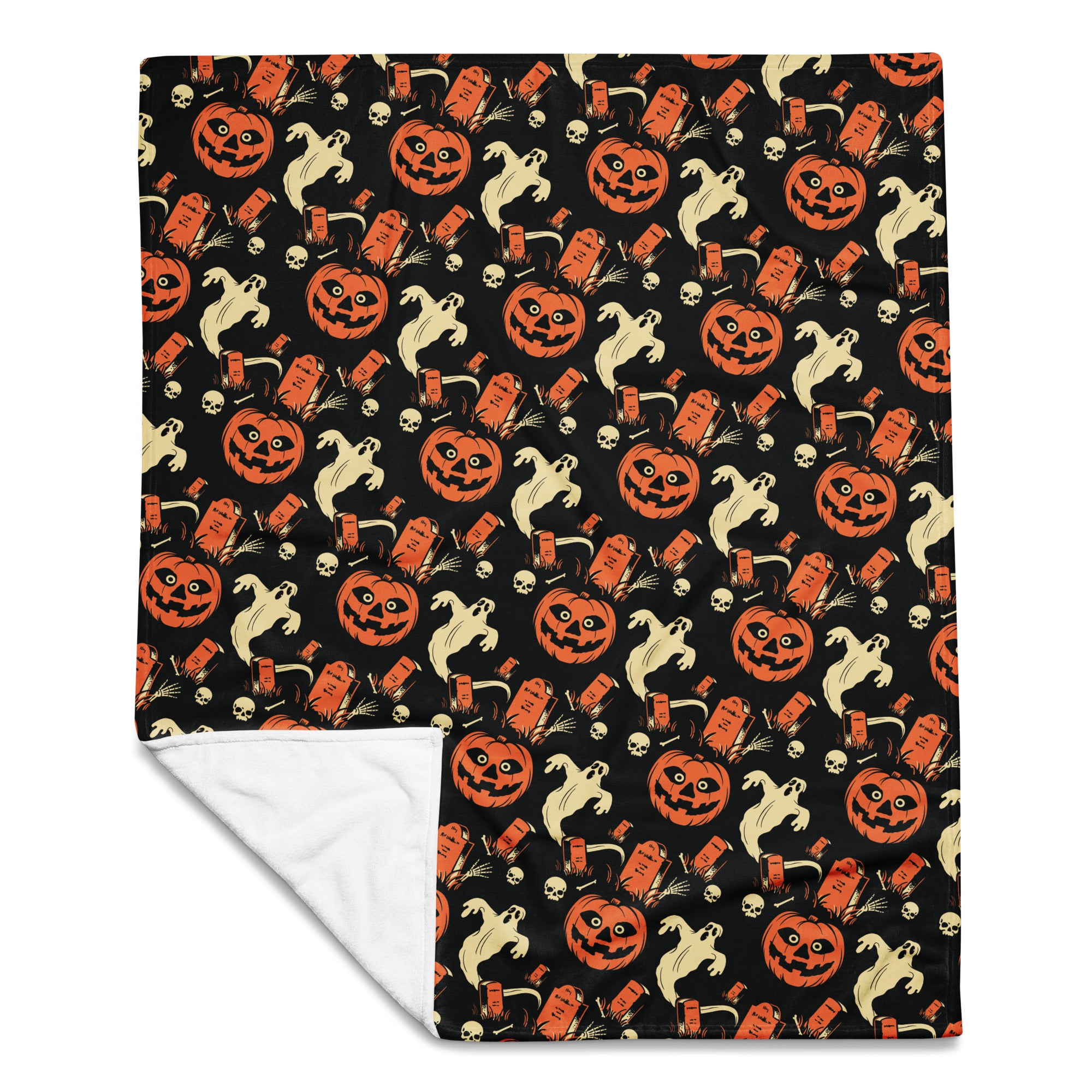 Graveyard Gourd Throw Blanket