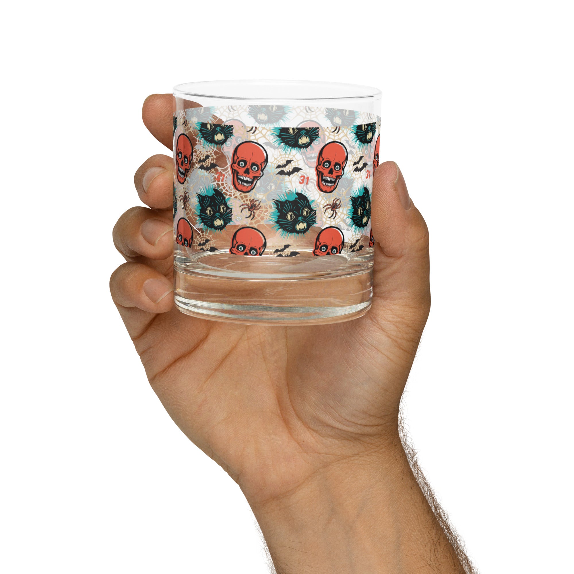Simply Spooky Rocks Glass