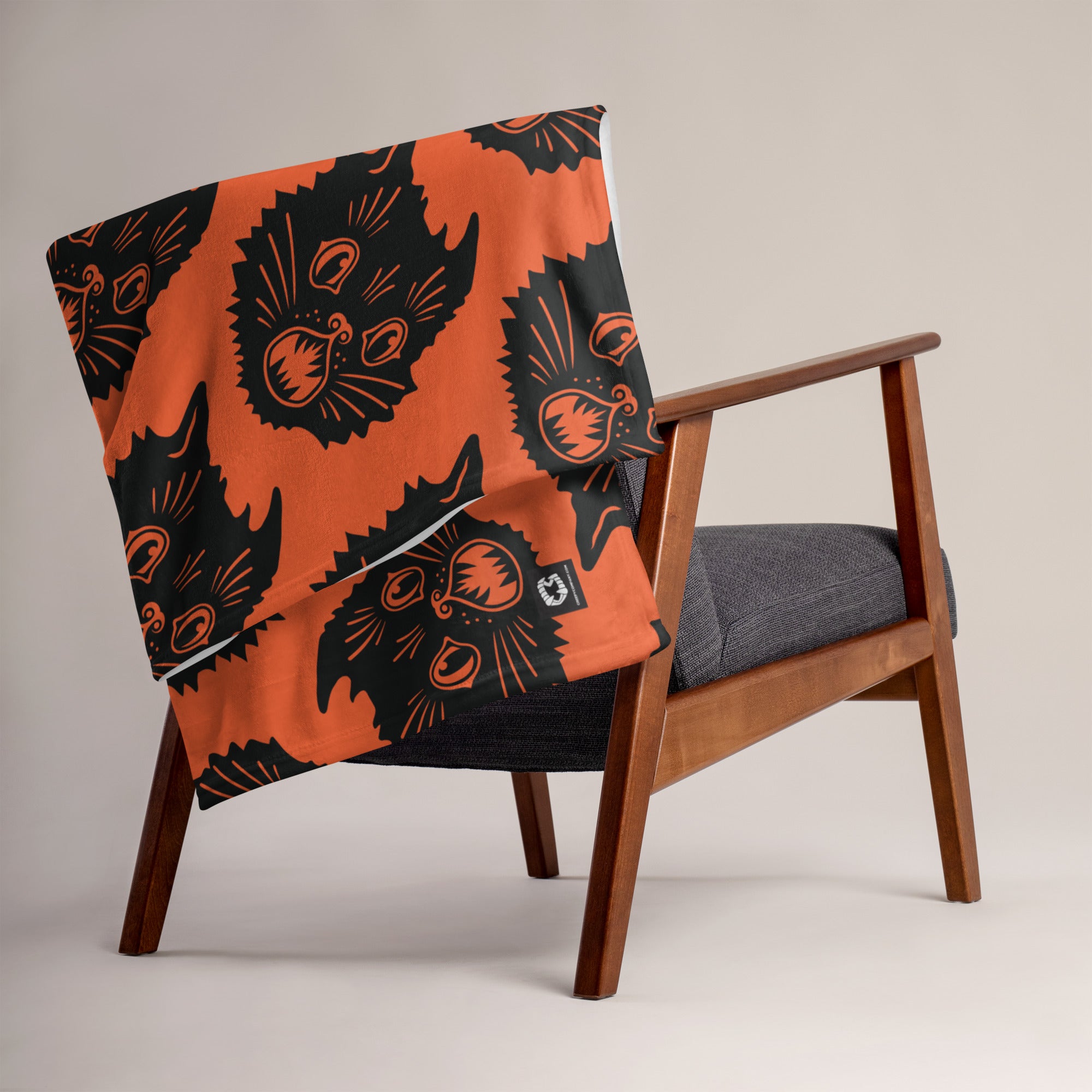 Scratch Cat Throw Blanket