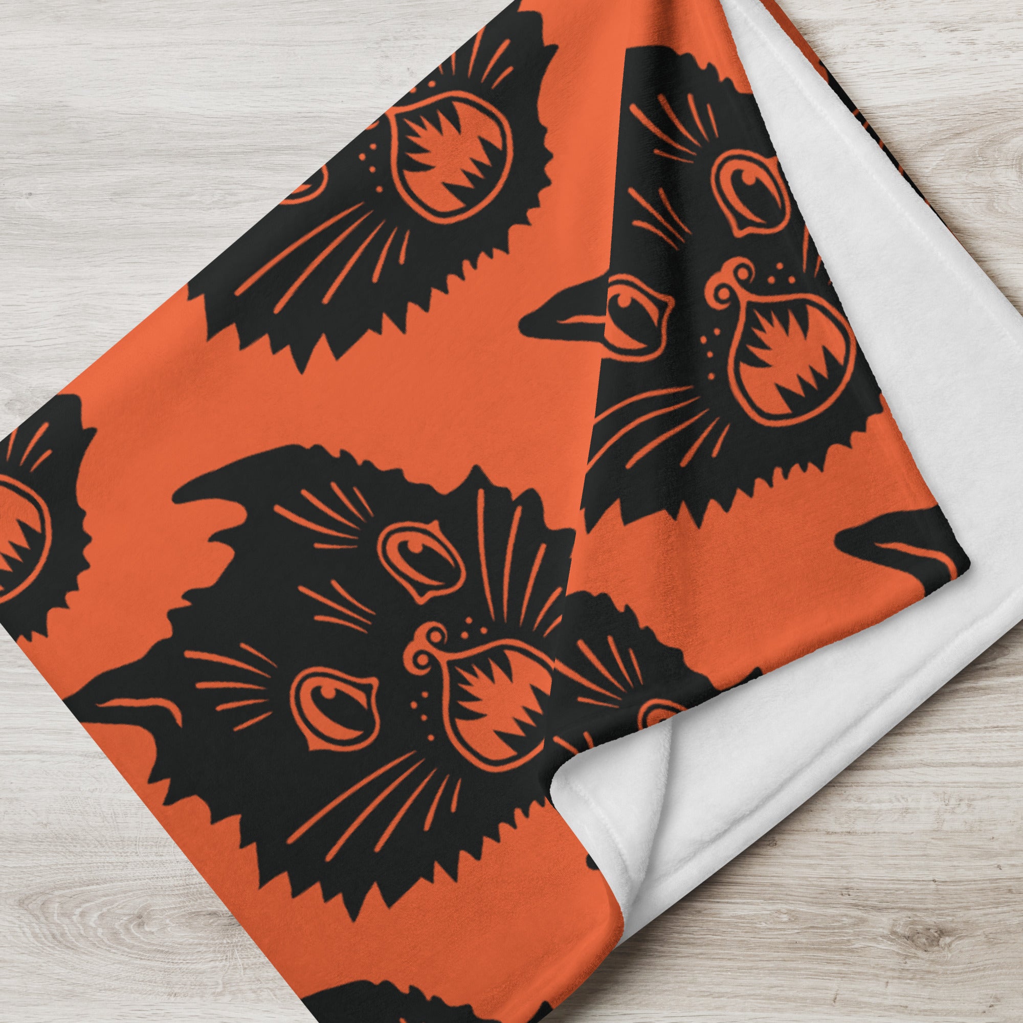 Scratch Cat Throw Blanket