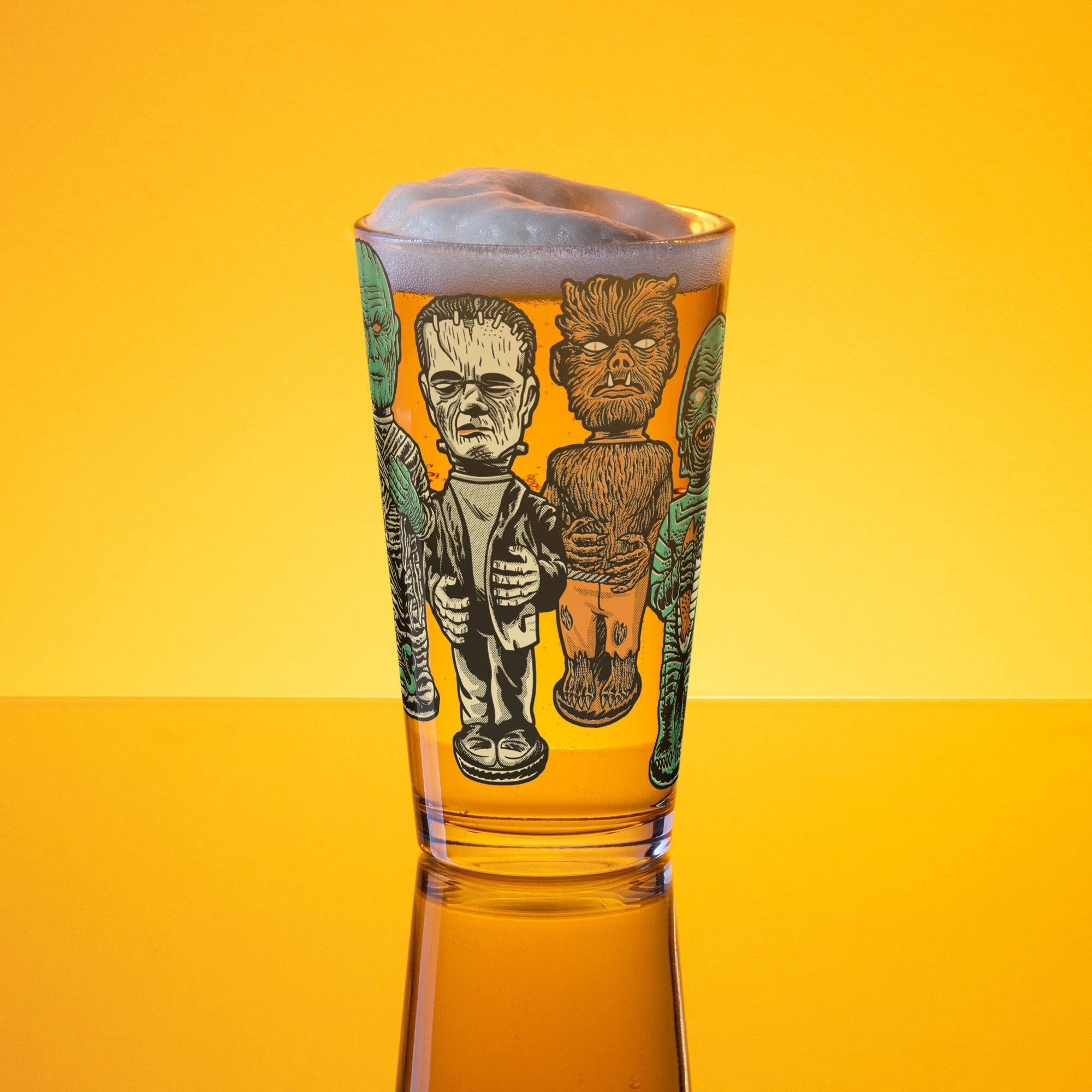 Blood Bath Shaker Pint Glass