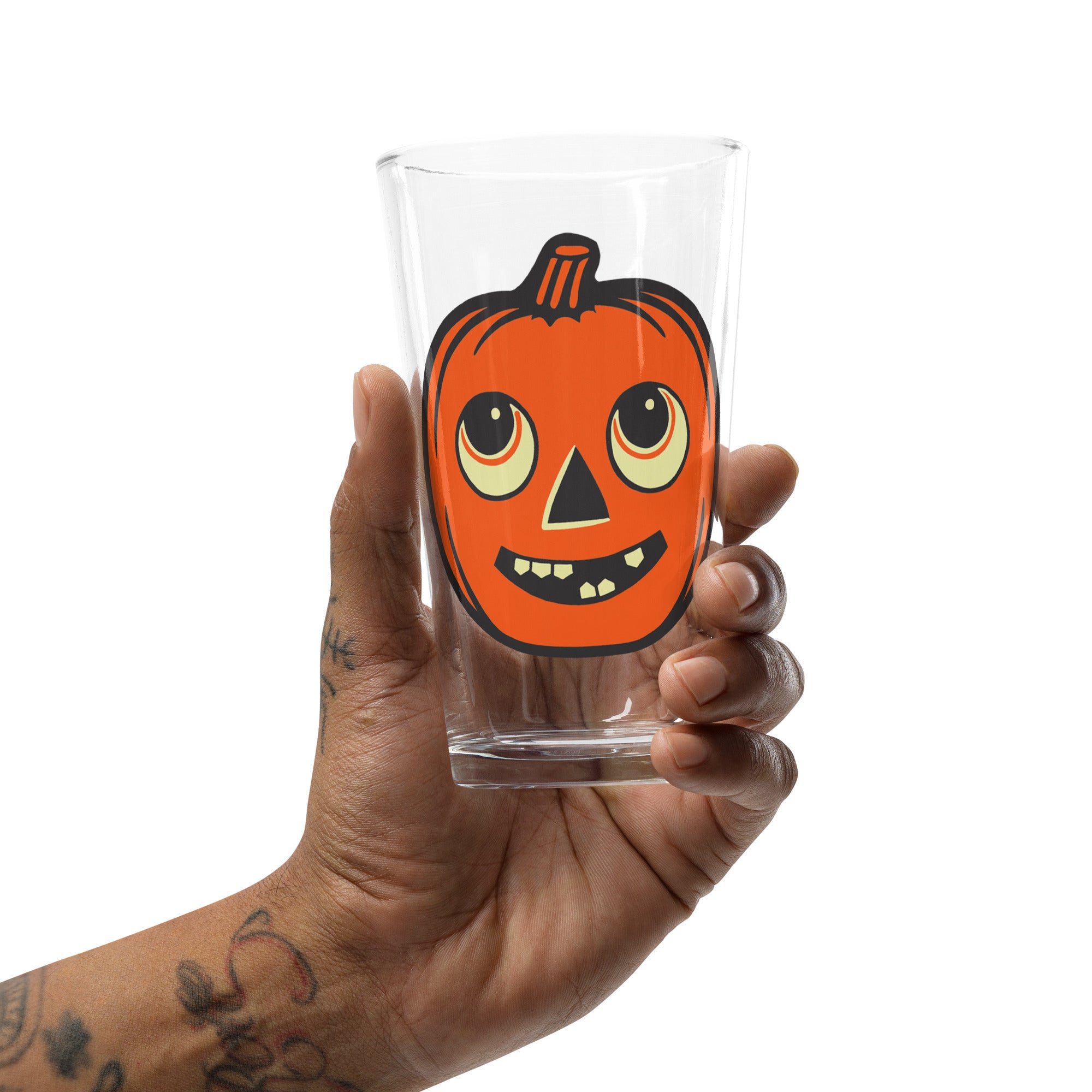 Goofy Jack o' Lantern Shaker Pint Glass