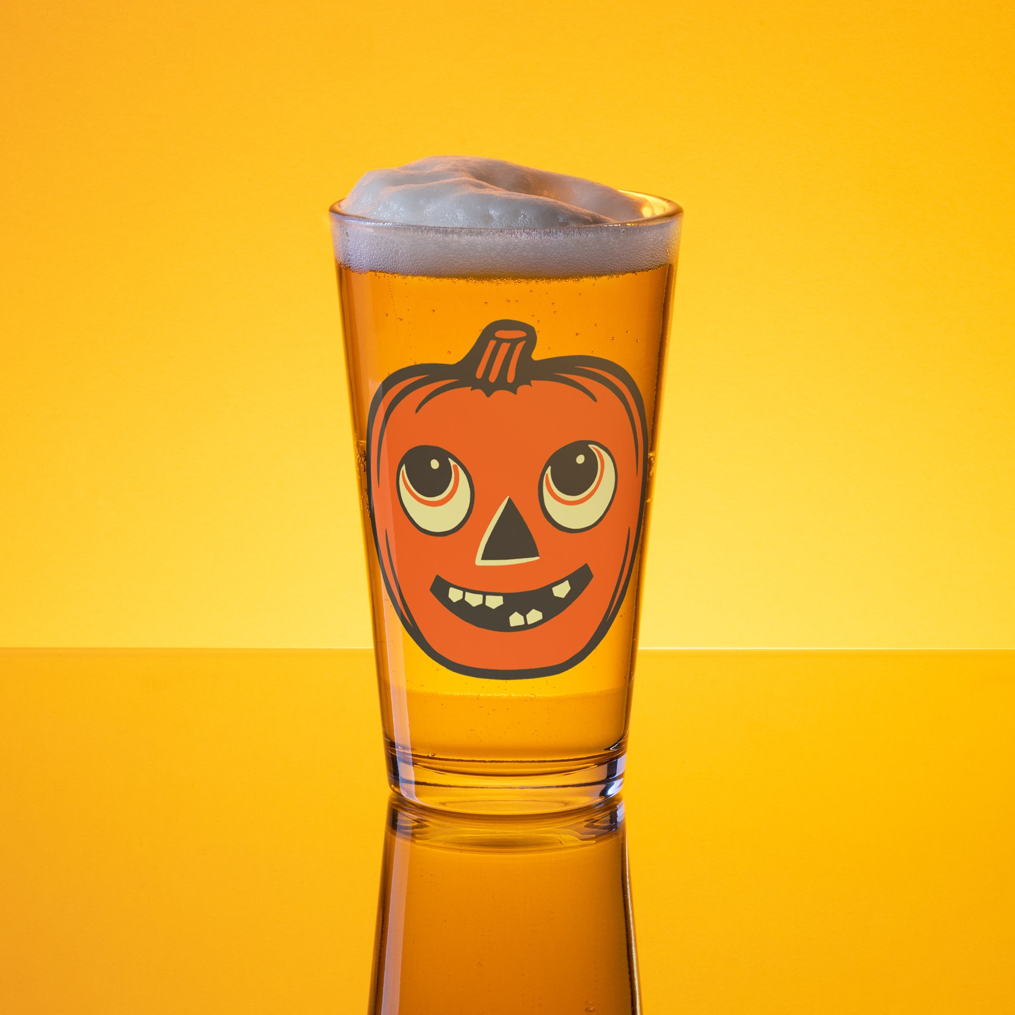 Goofy Jack o' Lantern Shaker Pint Glass