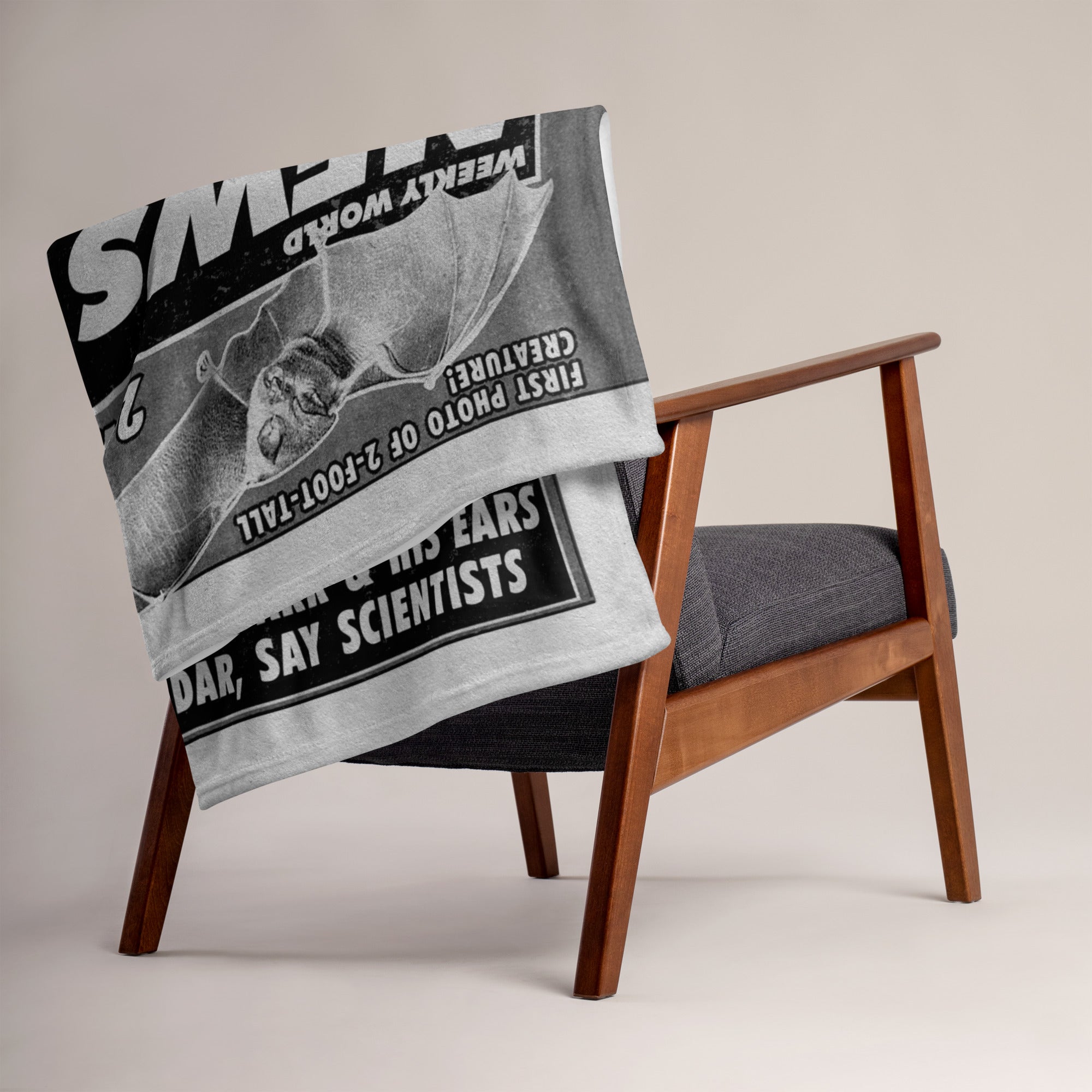 Weekly World News® Bat Boy Throw Blanket
