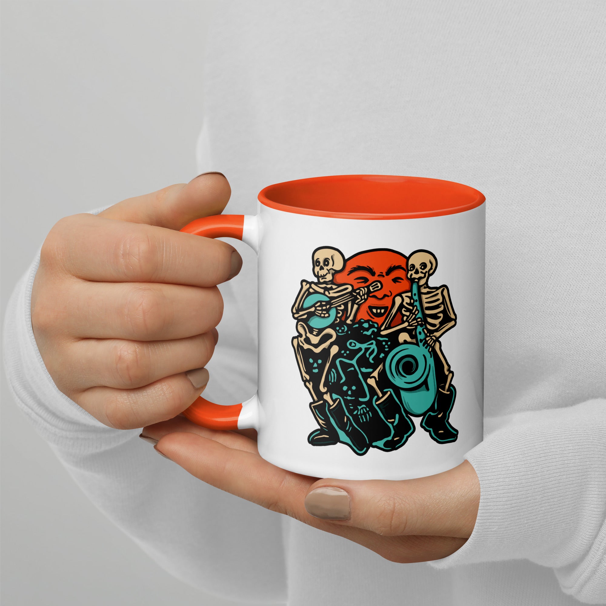 Skeleton Band Mug